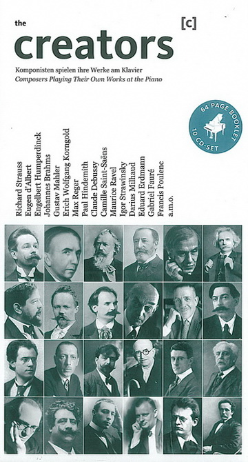The Creators – Composers perform their own works (Brahms, Strauss, Saint -Saens, Mahler, HumperDinck, Faure, Debussy, Ravel, Poulenc, Reger, Hindemith, Erdmann, Rachmaninov, Stravinsky, Scriabin, Scriabin, Scriabin. Shostakovich) (2009/1889-1974), MP3 320 KBPS