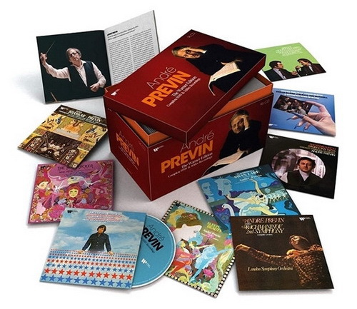 Andre Previn – The Warner Edition (Mozart, Beethoven, Mendelssohn, Berlioz, Bruch, Orff, Рахманинов, Brahms, Чайковский, Walton, Joplin, Holst, Шостакович, Ravel, Bartok, Elgar, Vaughan Williams, Britten, Enescu, Прокофьев, Gershwin, Shankar) 96 CD (2021/1971-87), MP3 320 kbps