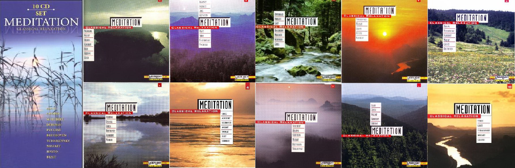 VA – Meditation – Classical Relaxation (Vol. 1-10) 10 CD, (2002) MP3 320 kbps