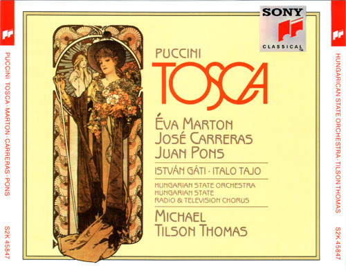 Puccini – Tosca (Jose Carreras, Eva Marton, Juan Pons, Italo Tajo) – Michael Tilson Thomas (1988/1990) APE lossless