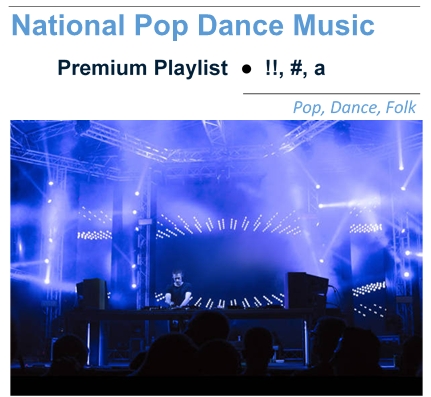 VA – National Pop Dance Music – Premium Playlist [!!, nr, a] (2020-2025) MP3