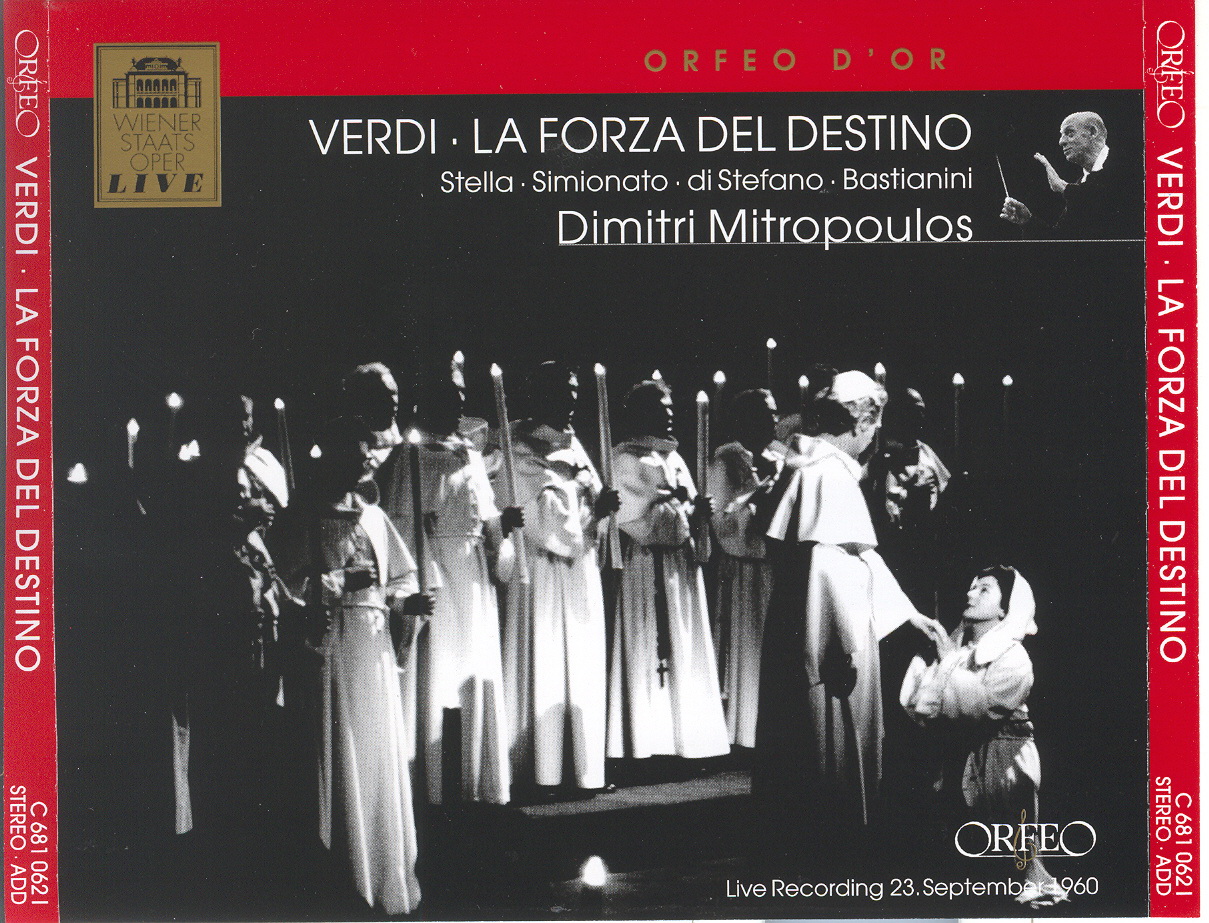 Giuseppe Verdi – La forza del destino Di Stefano/Bastianini/Stella/Simionato live 1960 (2006) FLAC