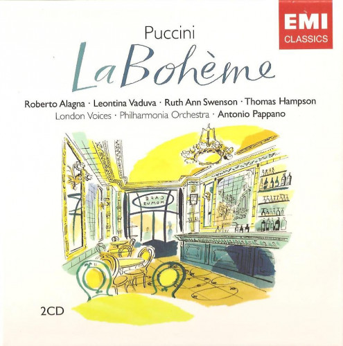 Giacomo Puccini – La Boheme (Roberto Alagna, Leontina Vaduva, Ruth Ann Swenson, Thomas Hampson, Antonio Pappano) (2006) FLAC