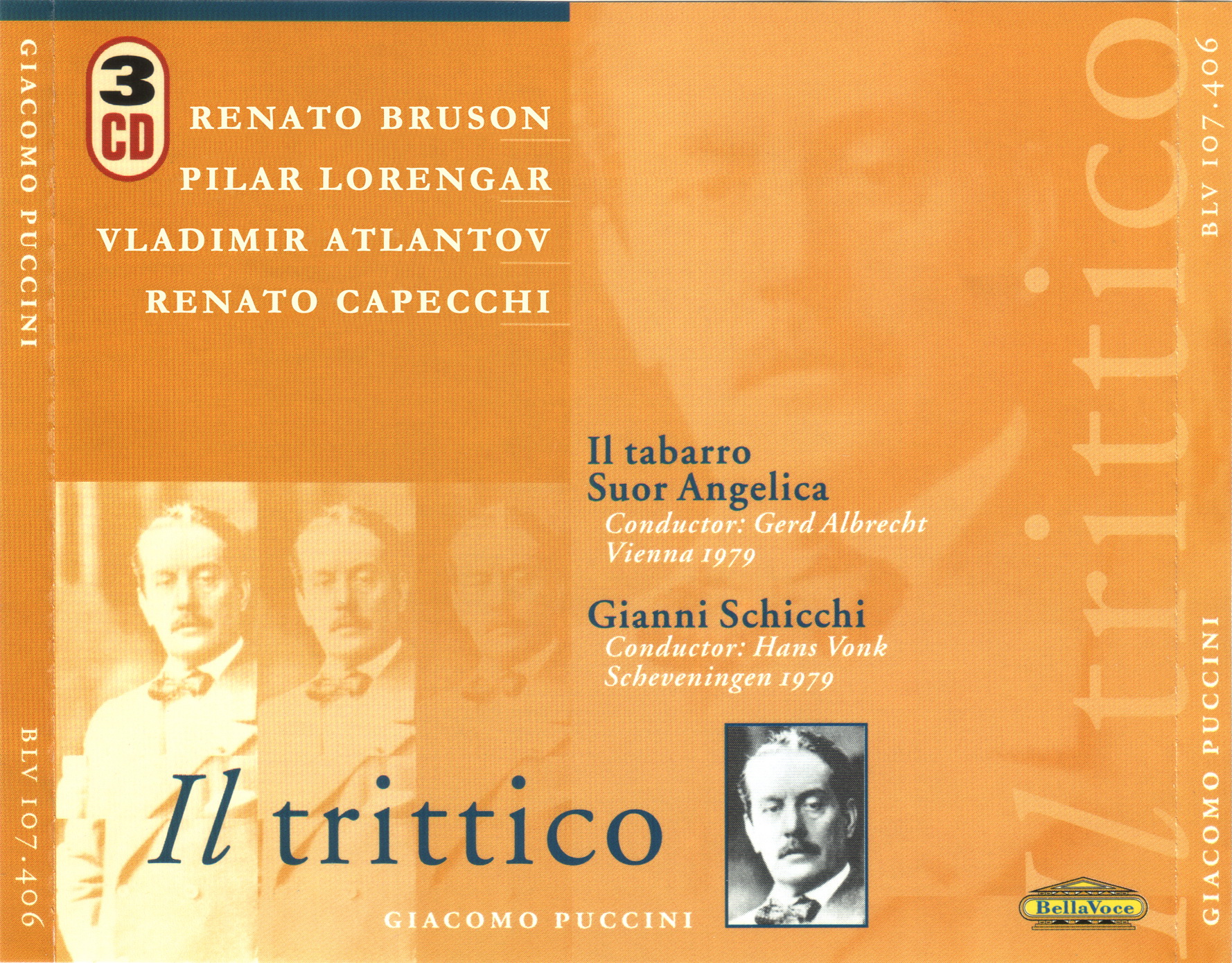 Puccini – Il trittico (Vladimir Atlantov, Renato Bruson, Marilyn Zschau, Pilar Lorengar, Renato Capecchi) – Gerd Albrecht, Hans Vonk (1979) APE lossless
