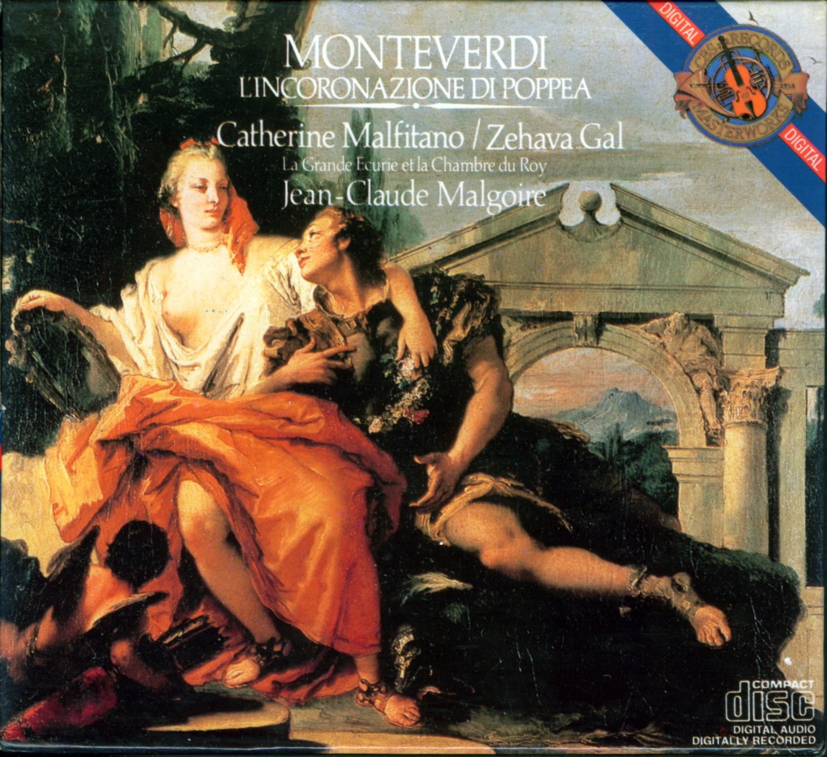 Claudio Monteverdi – L’incoronazione di Poppea (C.Malfitano, J.Elwes, Z.Gal, G.Lesne, C.Alliot-Lugaz, G.Reinhart, I.Honeyman, Le Grande Ecurie et la Chambre du Roy, Jean-Claude Malgoire) (1985) FLAC