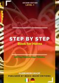Alessandro Macrì - STEP by STEP Book for Horns Level 1 Italian/German (2025)