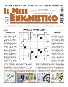 Il Mese Enigmistico N.258 – Ottobre 2025