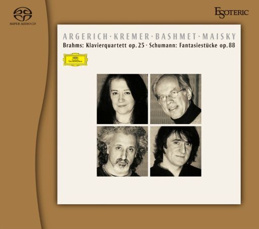 Brahms – Piano Quartet No. 1 Op. 25 · Schumann – Fantasiestücke Op. 88 (Martha Argerich, Gidon Kremer, Yuri Bashmet, Mischa Maisky) (2002/2025) HI-RES|1bit/2822,4kHz
