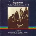 img Rainbow - The Last Nights In Germany. Vol.I & II. Archives 1995 (3 CD) (2003) FLAC
