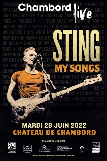Sting – My Songs. Live at Chateau de Chambord (2022) HDTV 720p