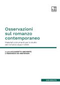 Elisabetta Abignente, Francesco De Cristofaro (a cura di) - Osservazioni sul romanzo contemporaneo (2025)