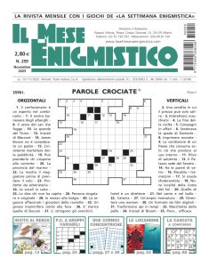 Il Mese Enigmistico N.259 – Novembre 2025