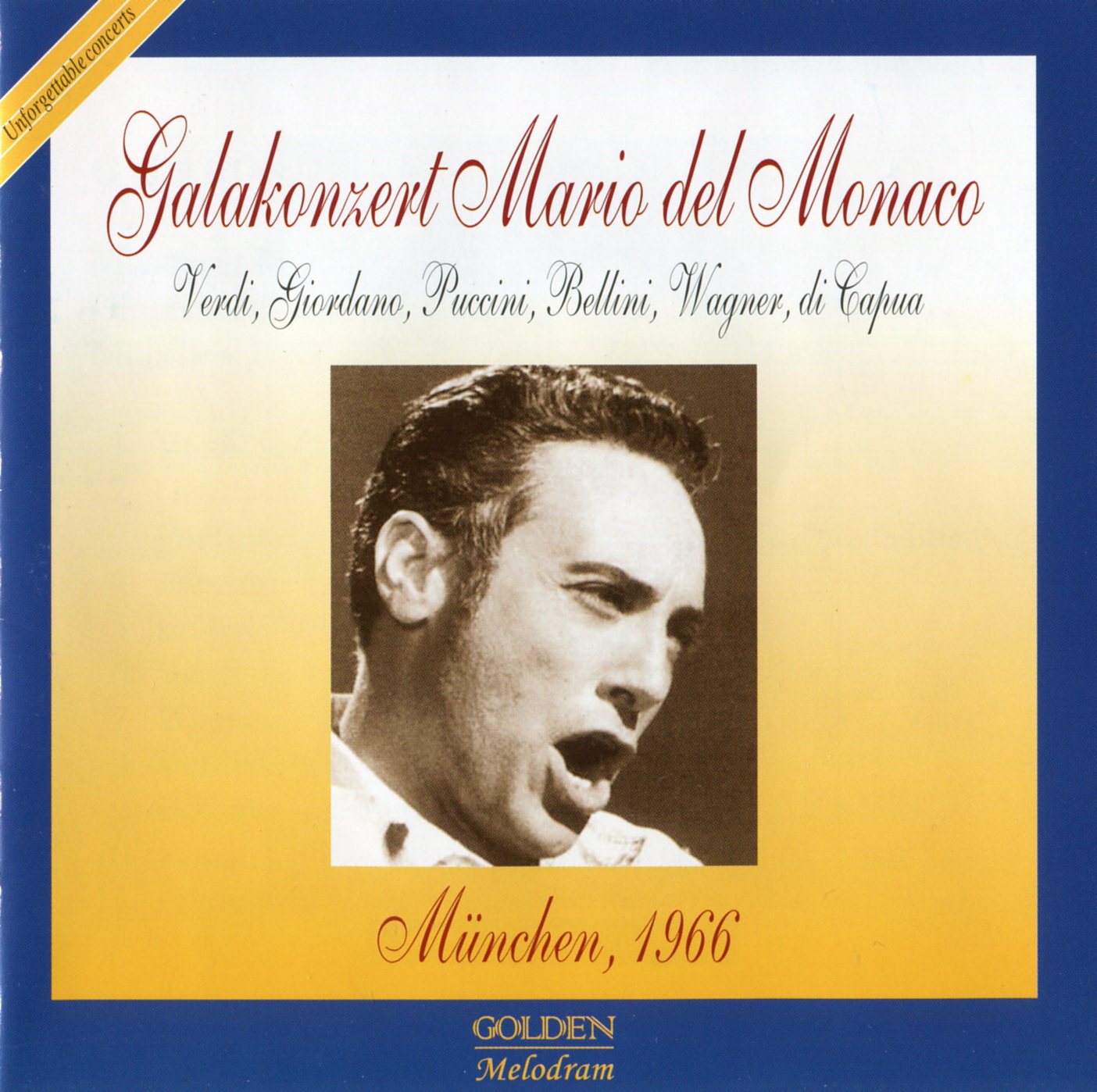 Galakonzert Mario Del Monaco (Verdi, Giordano, Puccini, Bellini, Wagner, di Capua) (1966) APE lossless
