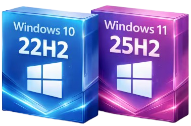 Windows 11 25H2 (non è richiesto TPM) e Windows 10 22H2 AIO 32 in 1 Preattivati ​​a dicembre 2025 64 Bit – ENG
