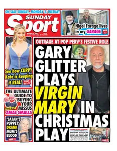 Sunday Sport – 14 December 2025