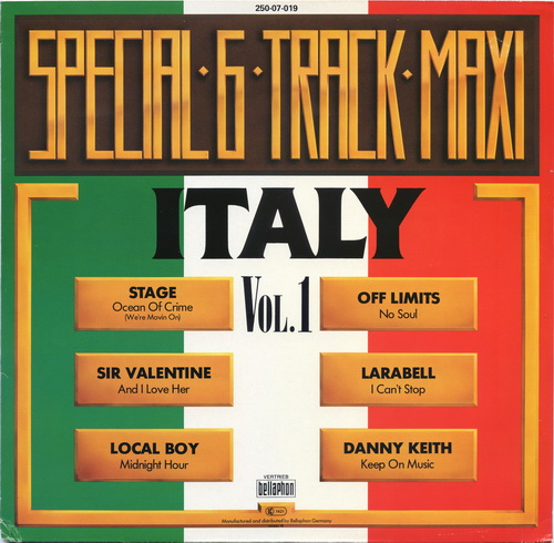 Various Artists – Special 6 Track Maxi: Italy vol. 1 (1985) WavPack Lossless