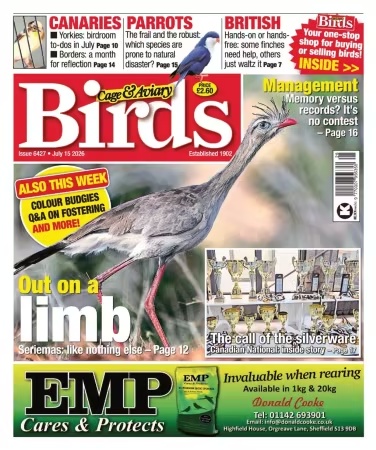 Cage & Aviary Birds – July 15, 2026
