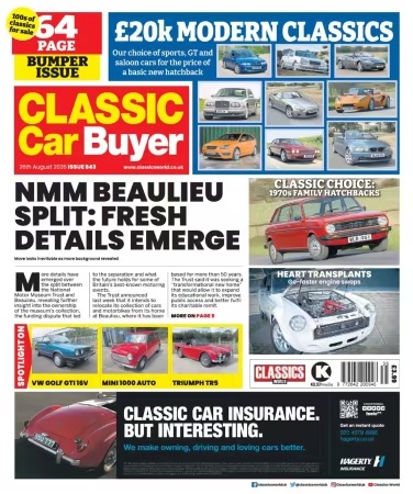 Classic Car Buyer – Issue 843, 26th August 2026