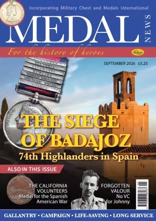 Medal News – September 2026