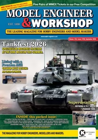 Model Engineer & Workshop – September 2026