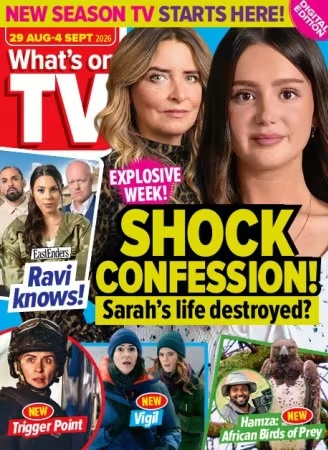 What’s on TV – 29 August/4 September 2026