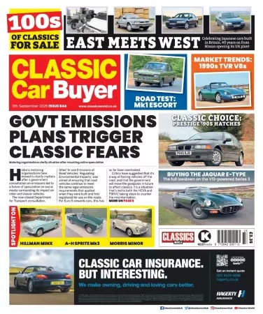 Classic Car Buyer – Issue 844 9th September 2026