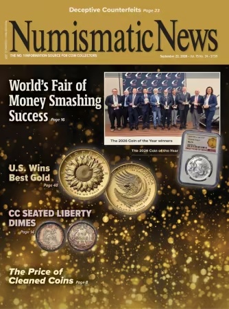 Numismatic News – September 22, 2026