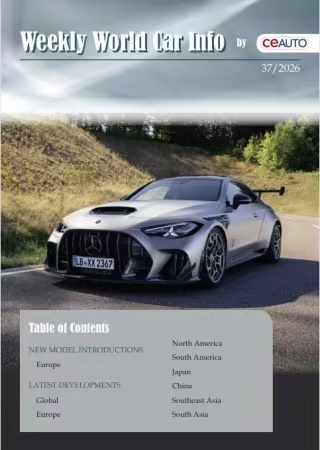 Weekly World Car Info – Issue 37, 2026